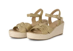 Bullboxer Sandalen Met Sleehak Goud 268013F2T_GOLDTD -BULLBOXER winkel image 1051