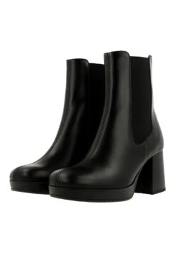 Bullboxer Enkellaarzen Zwart 256500E6L_BLCKTD -BULLBOXER winkel image 1430