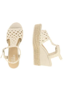 Bullboxer Sandalen Met Sleehak Goud 195034F2T_PLTNTD -BULLBOXER winkel image 1513