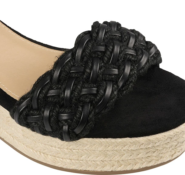 Bullboxer Sandalen Met Sleehak Zwart 268011F2T_BLCKTD 7 Bullboxer Sandalen Met Sleehak Zwart 268011F2T_BLCKTD - Afbeelding 5