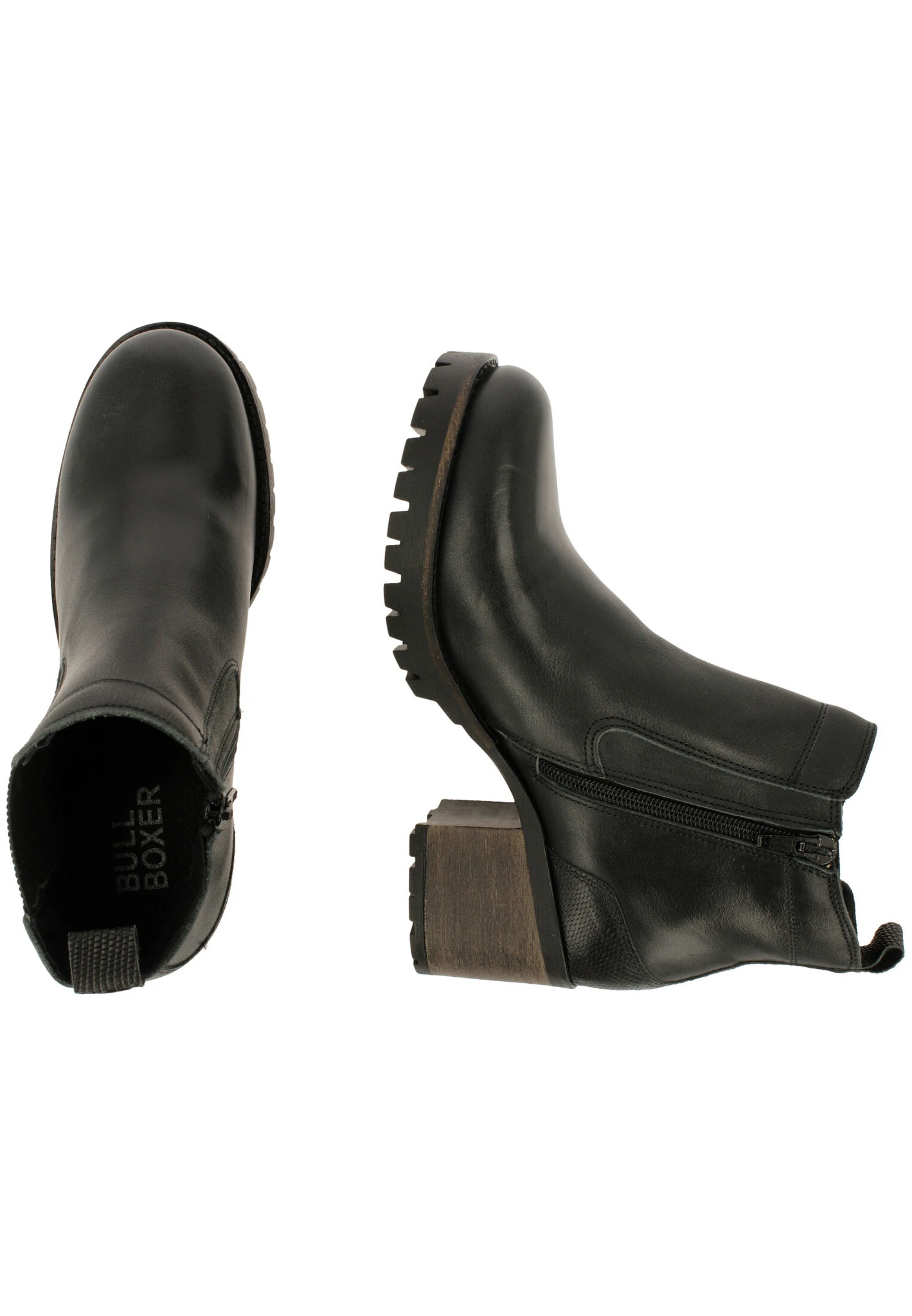 Bullboxer Enkellaarzen Zwart 425502E6L_BLCKTD 4 Bullboxer Enkellaarzen Zwart 425502E6L_BLCKTD - Afbeelding 2