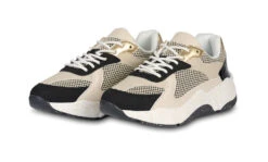 Bullboxer Sneaker Zwart/ Zand 077034F5S_BLSDTD -BULLBOXER winkel image 2002