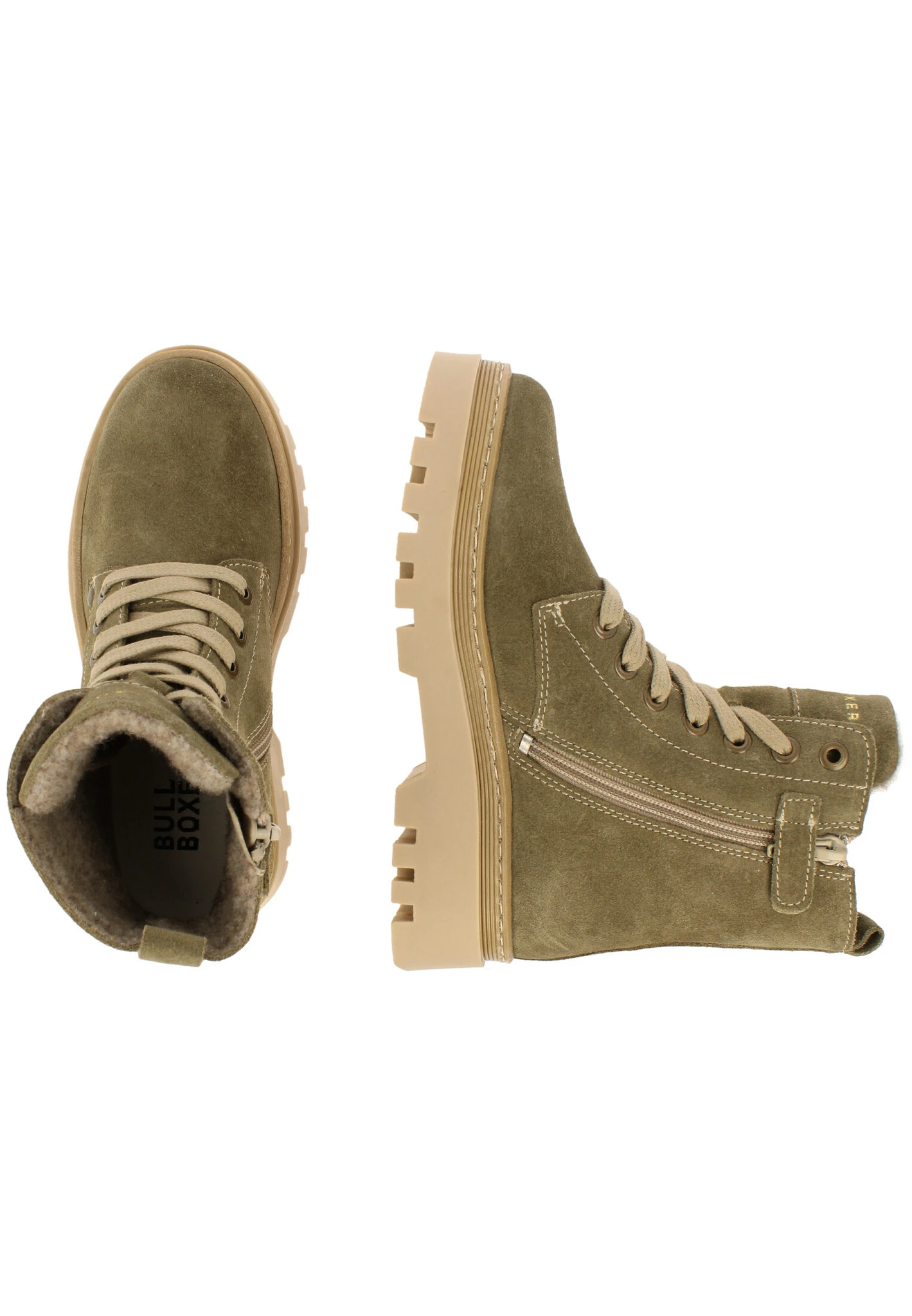 Bullboxer Boots Groen ALJ501E6C_AVOCKB 4 Bullboxer Boots Groen ALJ501E6C_AVOCKB - Afbeelding 2