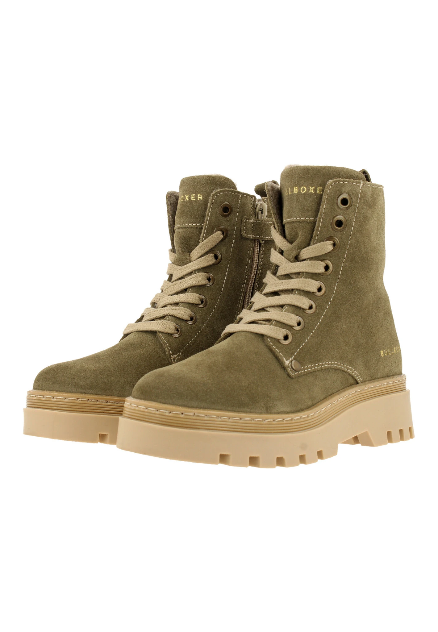 Bullboxer Boots Groen ALJ501E6C_AVOCKB 5 Bullboxer Boots Groen ALJ501E6C_AVOCKB - Afbeelding 3