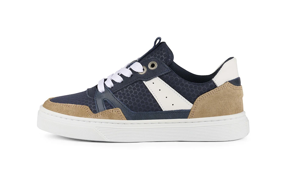 Bullboxer Sneaker Beige - Navy AOP009E5L_BENYKB 3 Bullboxer Sneaker Beige - Navy AOP009E5L_BENYKB