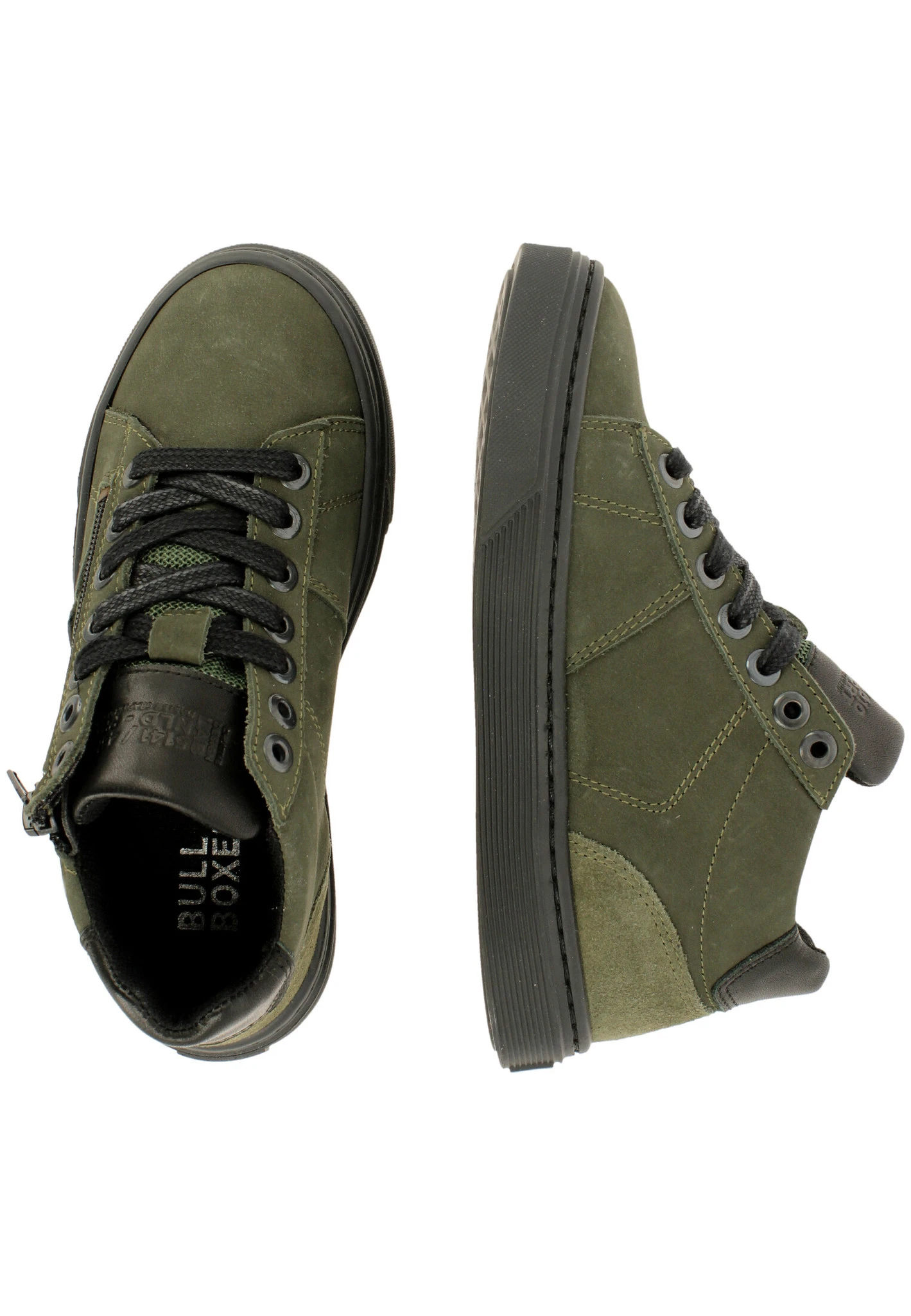 Bullboxer Sneaker Groen AOP502E6L_DKOLKB 4 Bullboxer Sneaker Groen AOP502E6L_DKOLKB - Afbeelding 2