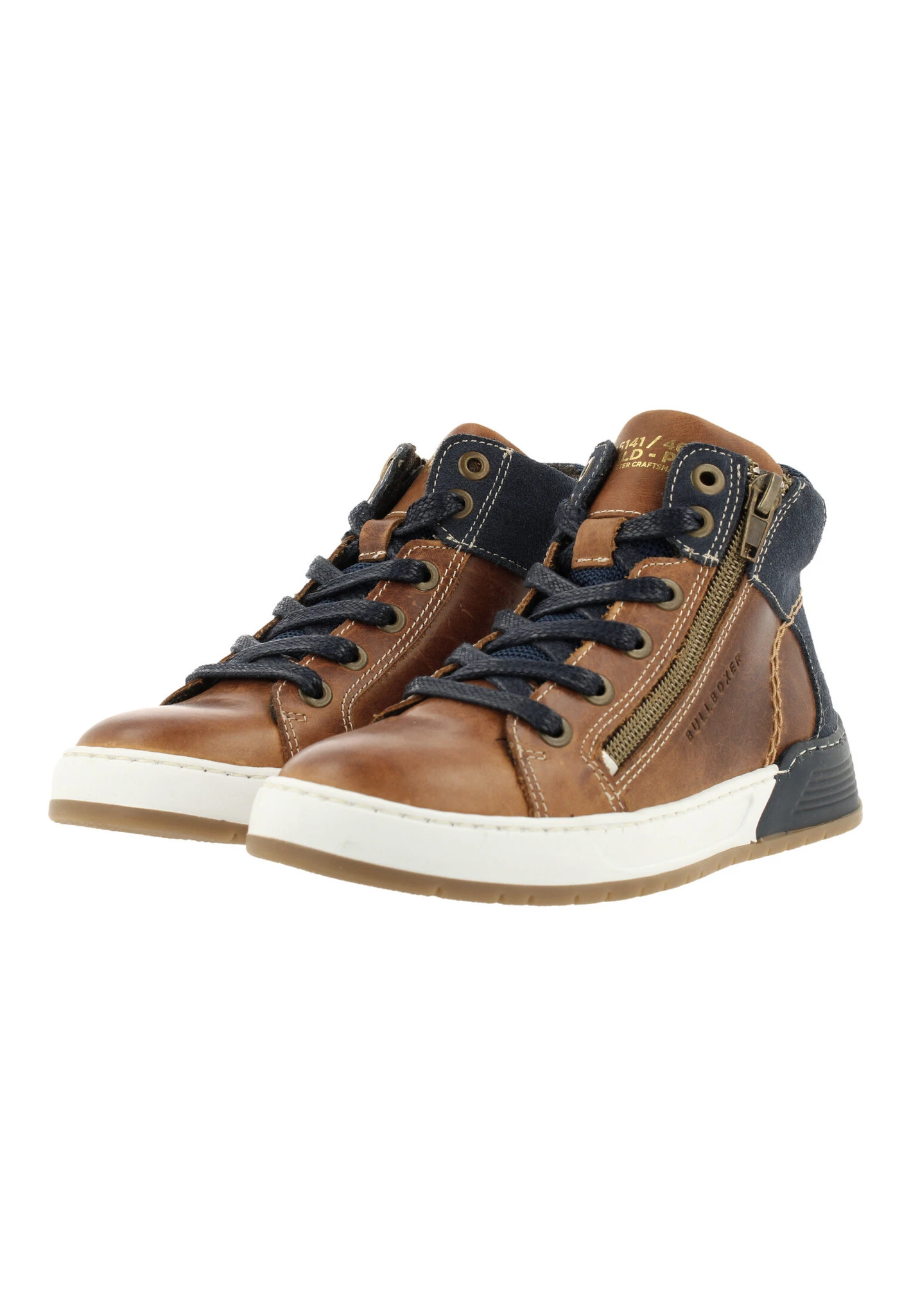 Bullboxer Sneaker Tan/ Cognac AOF506E6L_COGNKB 5 Bullboxer Sneaker Tan/ Cognac AOF506E6L_COGNKB - Afbeelding 3