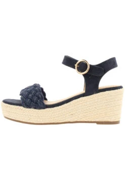 Bullboxer Sandalen Met Sleehak Navy 268011F2T_MIDNTD